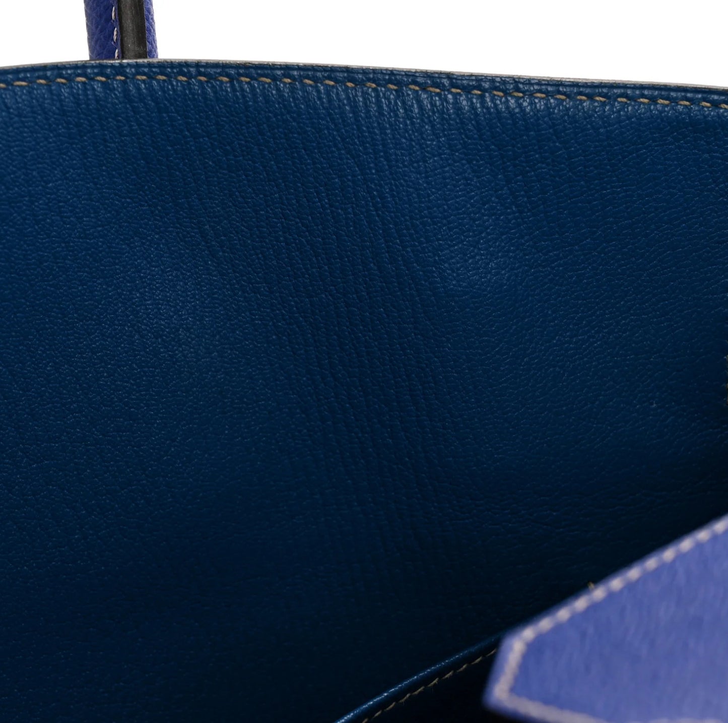 HERMES Epsom Candy Birkin 35 Bleu Electrique Mykonos