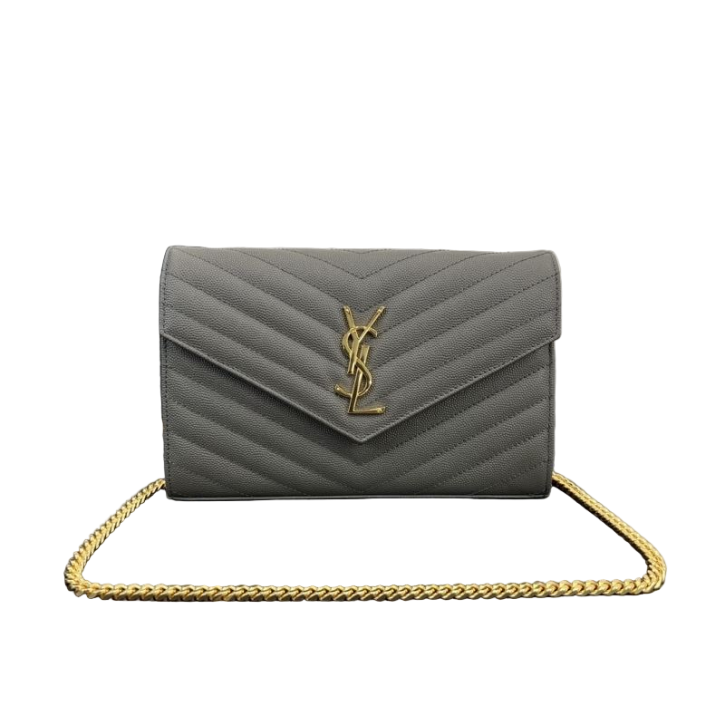 Saint Laurent Cassandre Chain Wallet – Preloved Designer Wallet Bag