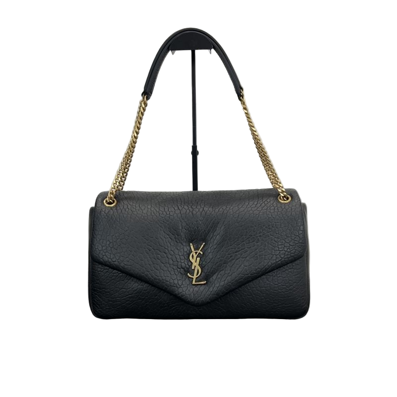 Saint Laurent Calypso Medium Schoudertas Zwart Preloved Designer Bag