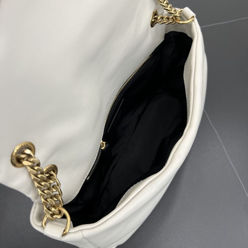 Saint Laurent Calypso Small Schoudertas Wit Preloved Designer Bag