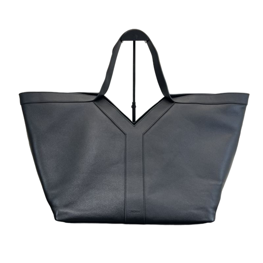 Saint Laurent Y Tote Shopper Schwarz Preloved Designer Shopper Tasche