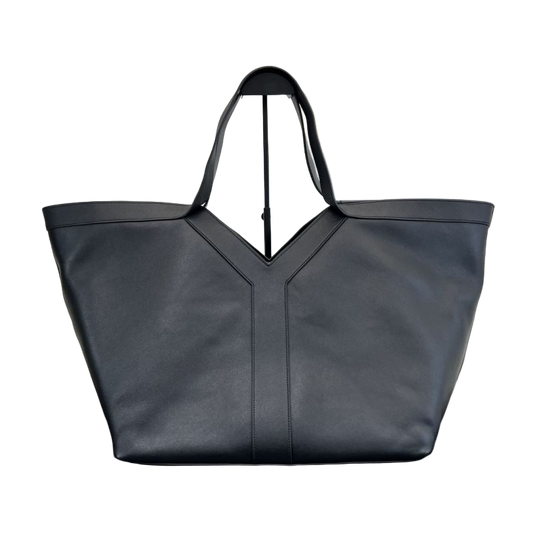 Saint Laurent Y Tote Shopper Schwarz Preloved Designer Shopper Tasche