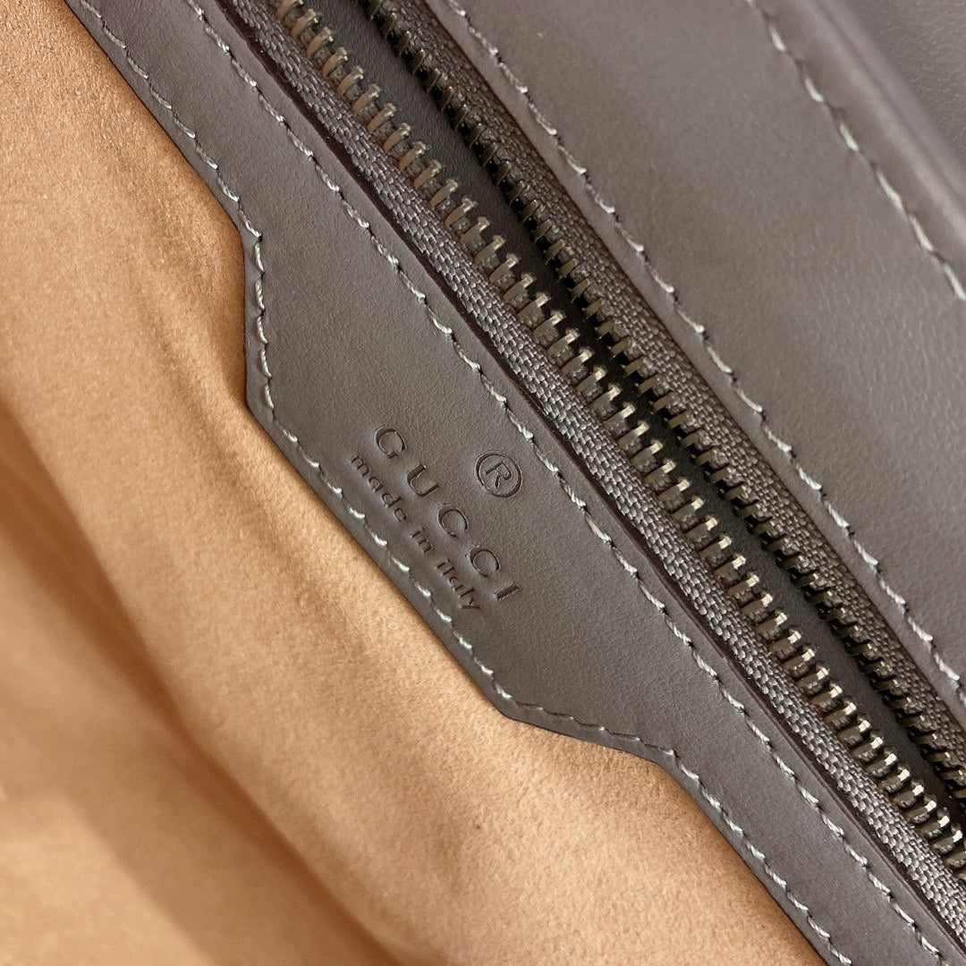 Gucci GG Marmont Aria Small Schoudertas Deep Grey Preloved Designer Bag