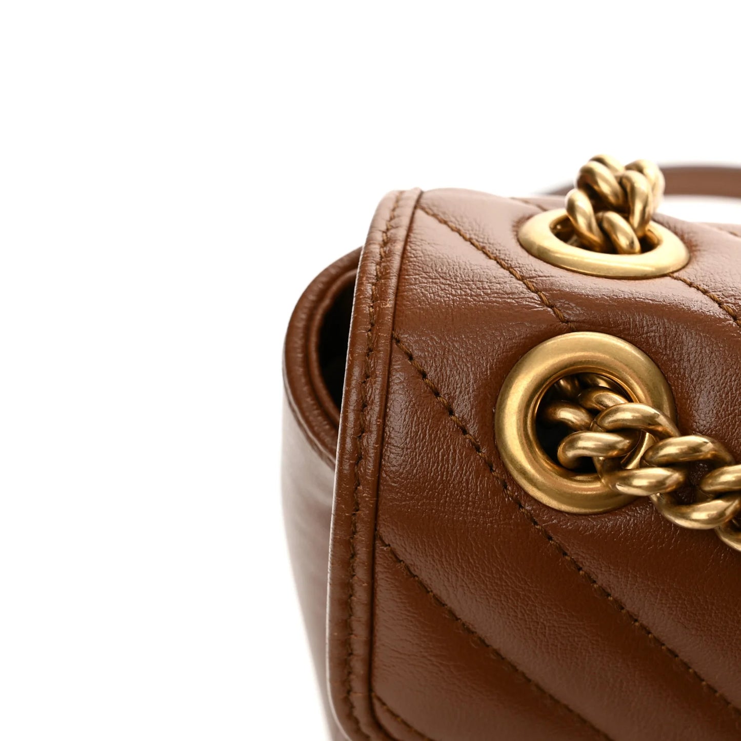 Gucci Marmont Azalea Cuir Diagonal lines Small women's Shoulder Bag Matelassé • Preloved