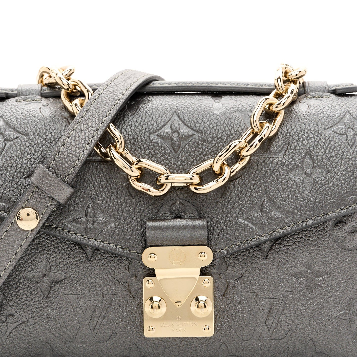 Louis Vuitton Pochette Metis east west Gun Metal