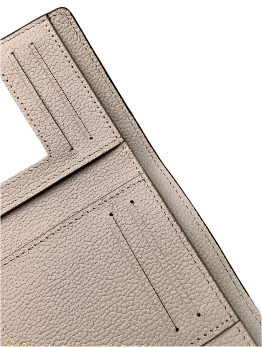 Louis Vuitton Victorine Portemonnaie Tourterelle/Creme Preloved Designer Portemonnaie