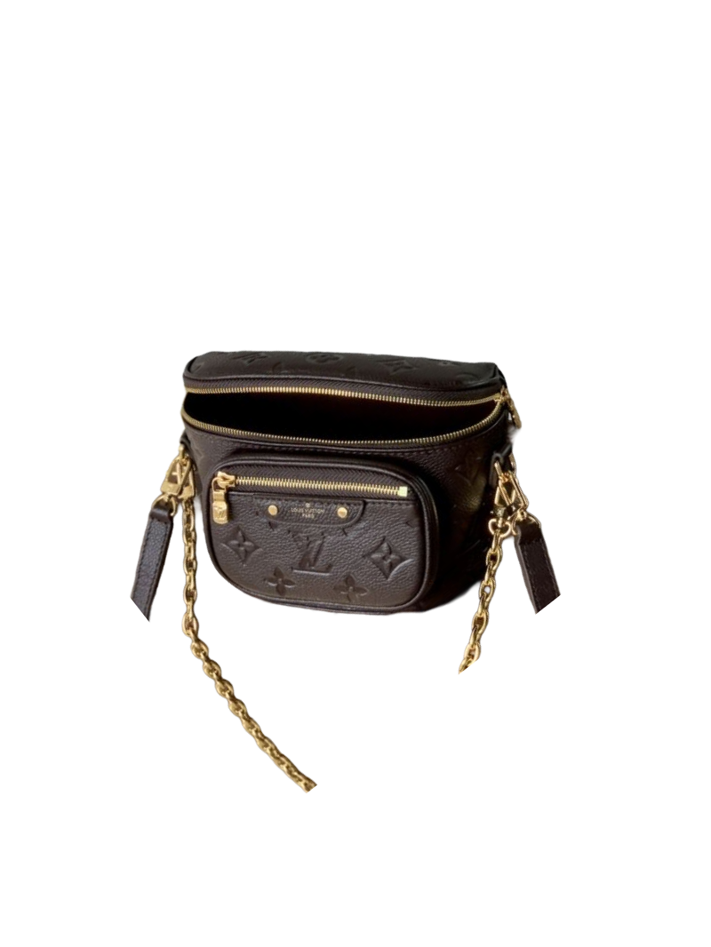 Louis Vuitton Bumbag Mini Chocolate – Monogram Empreinte Gürteltasche