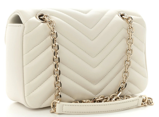 Gucci Marmont Tasche für Damen – Neues Modell 2025, kleine Schultertasche, Matelassé, Weiß • Gebraucht