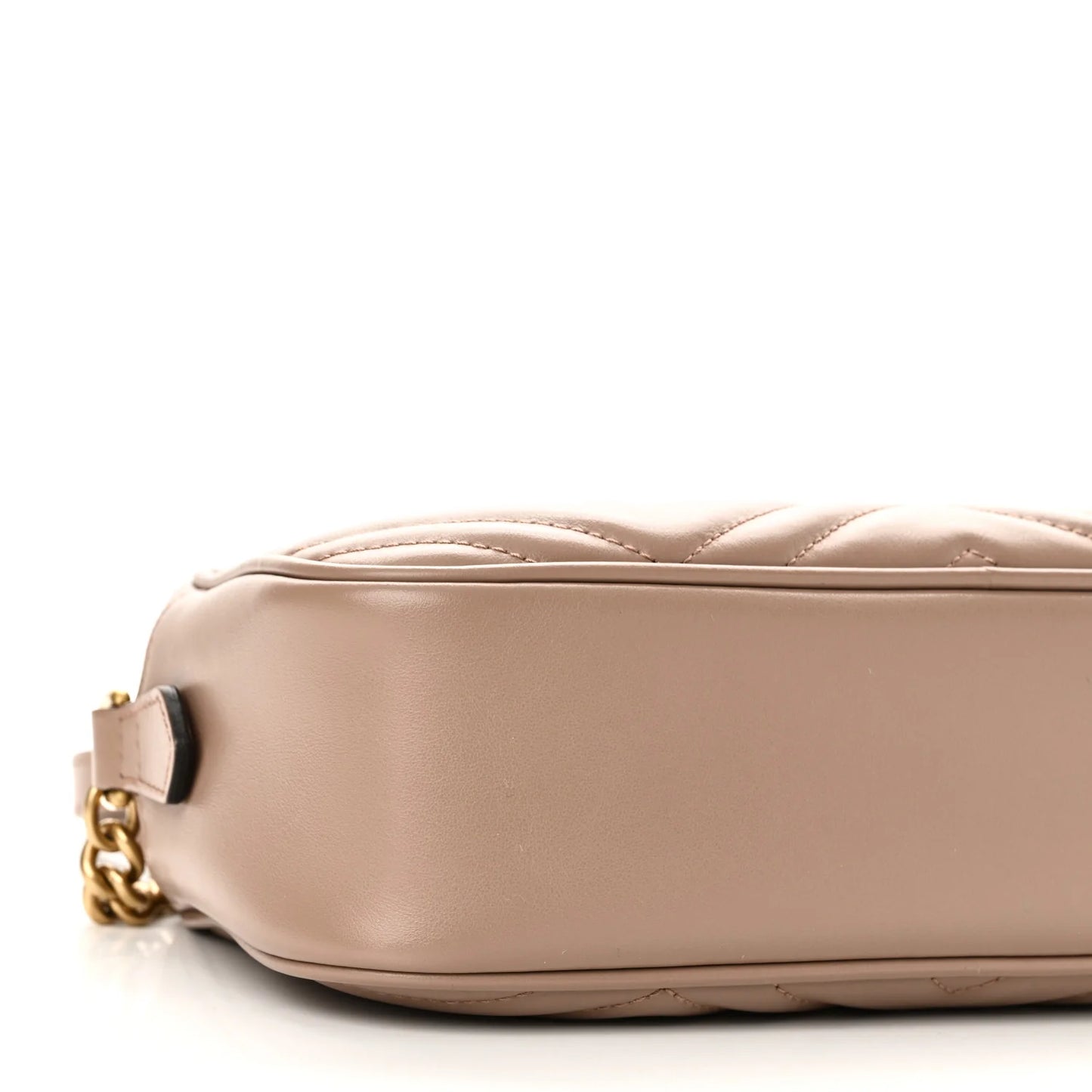 Gucci Marmont Porcelain Rose Kleine Damen-Umhängetasche Matelassé • Gebraucht