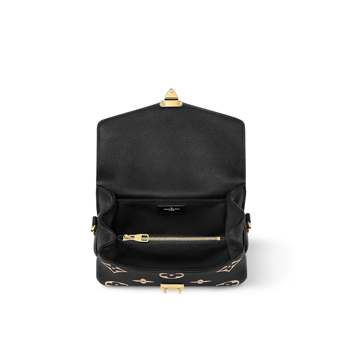 Louis Vuitton Pochette Métis East-West Noir/Beige Monogram Empreinte (M46596)
