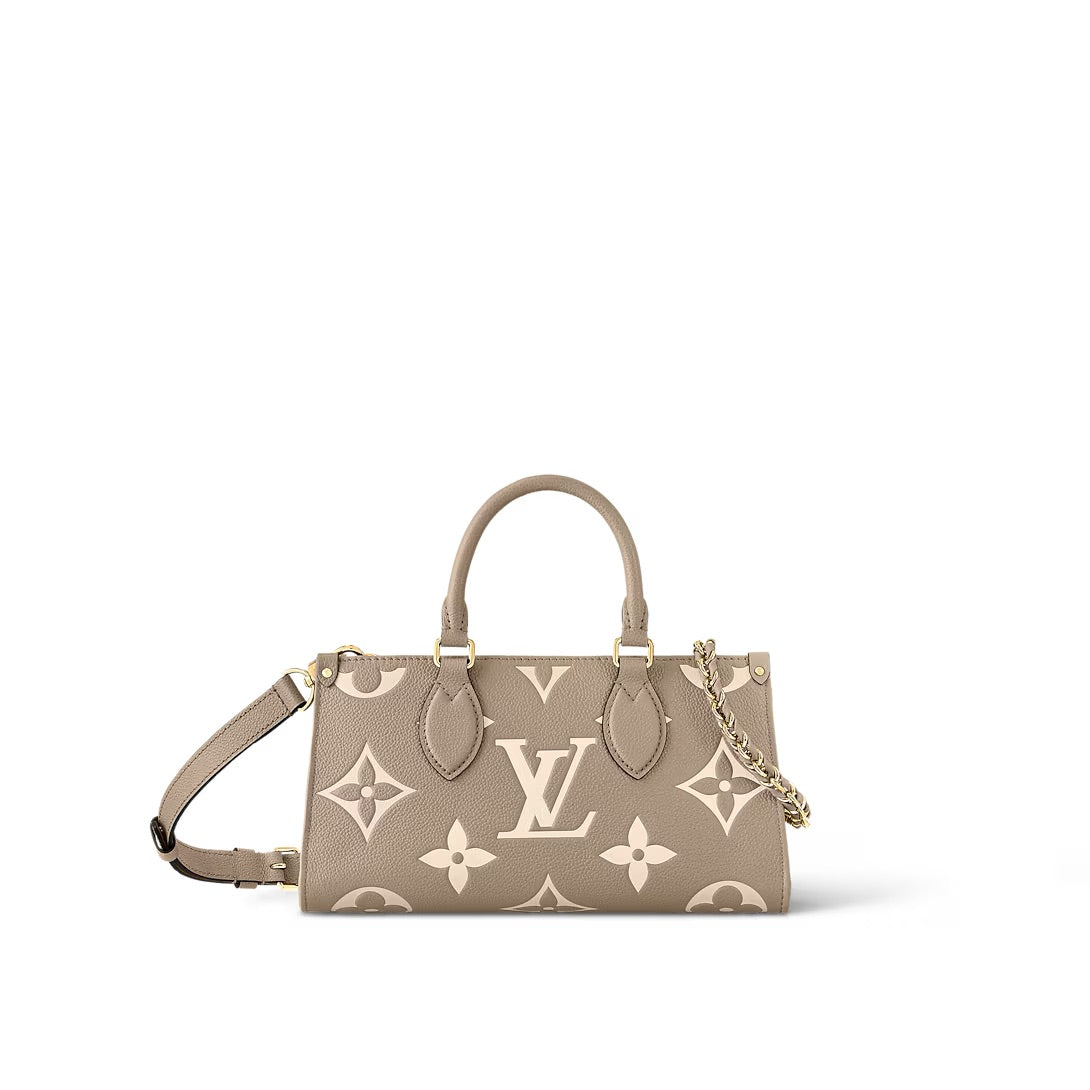 Louis Vuitton OnTheGo East West Cream Monogram Empreinte Leder (M23641)