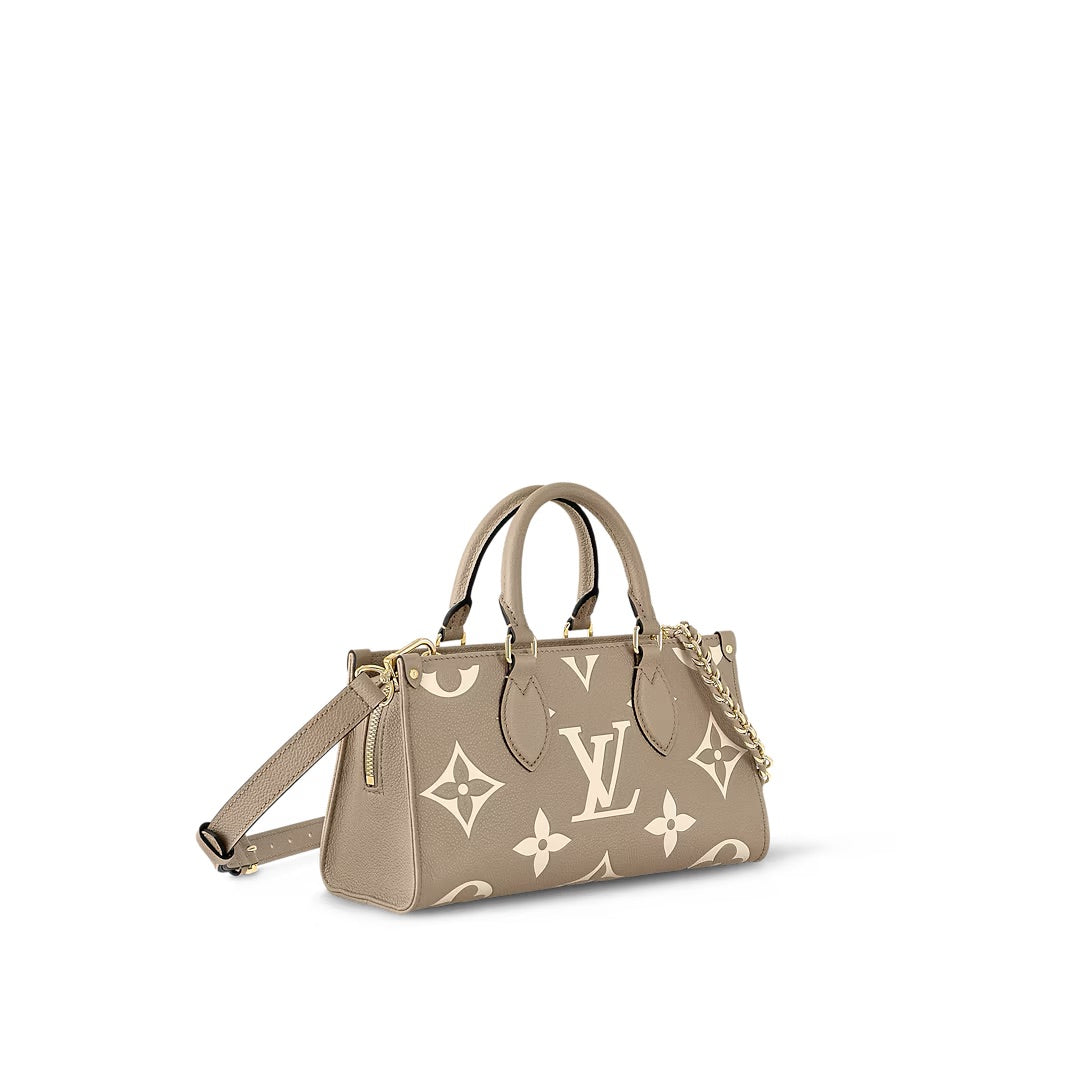 Louis Vuitton OnTheGo East West Cream Monogram Empreinte Leder (M23641)