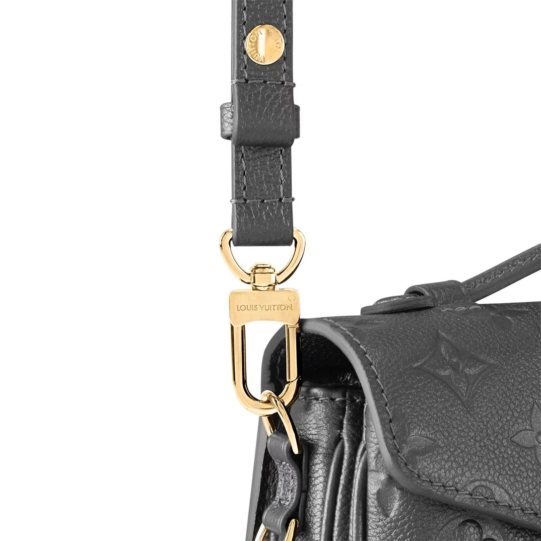 Louis Vuitton Pochette Métis Ost-West – Gun Metal genarbtes Rindsleder (M11998)
