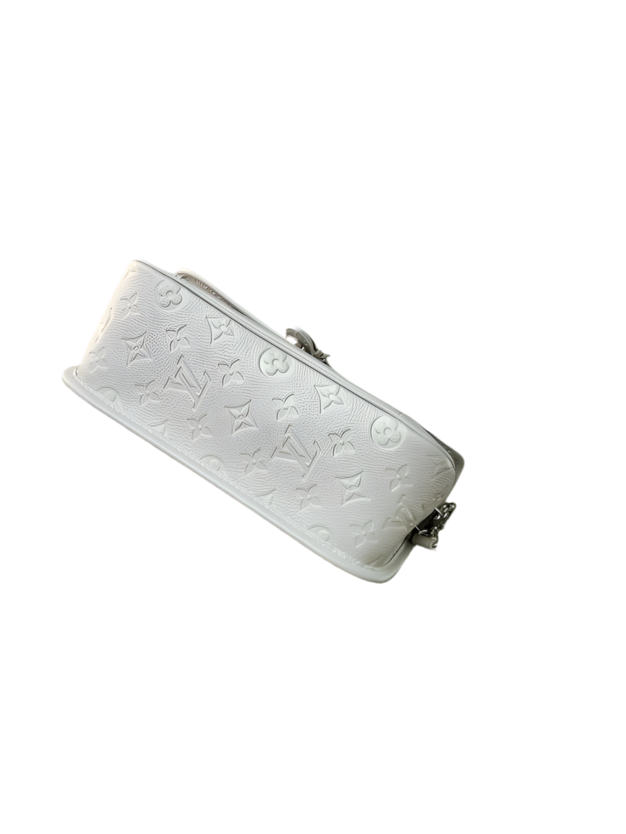 Louis Vuitton Diane Bag Brume Quartz Gray Monogram Empreinte Leather (M14214)