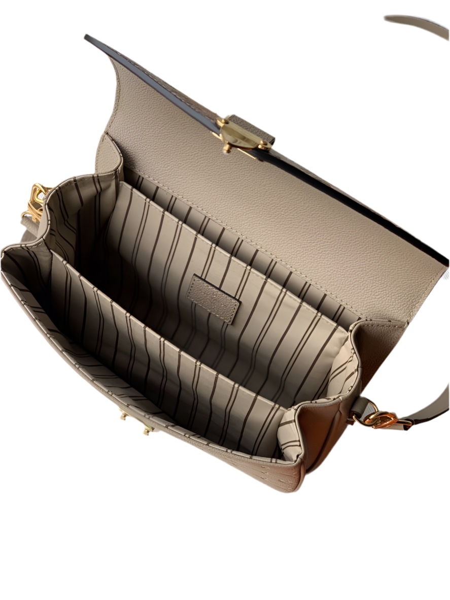 Louis Vuitton Pochette Métis Turtledove – Monogram Empreinte Schoudertas