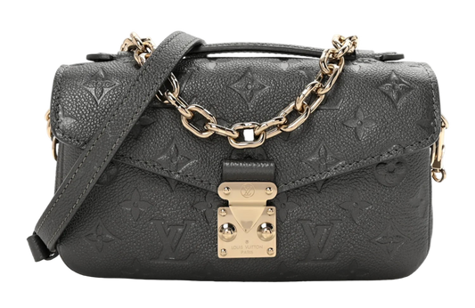 Louis Vuitton Pochette Métis Ost-West – Gun Metal genarbtes Rindsleder (M11998) 