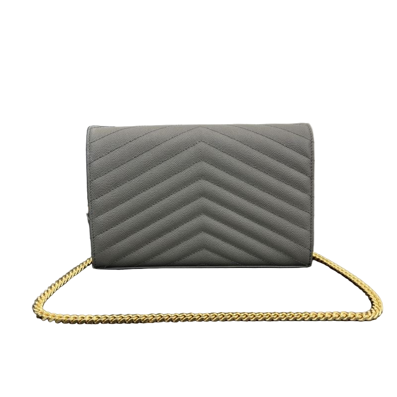 Saint Laurent Cassandre Chain Wallet – beliebte Designer-Geldbörse