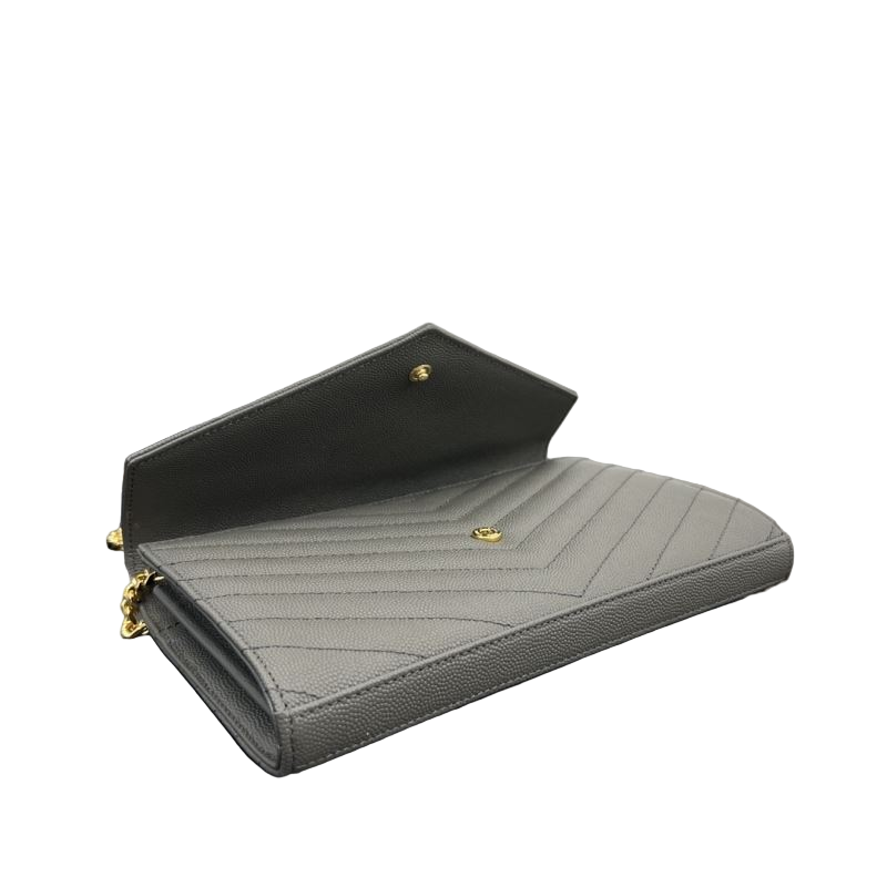 Saint Laurent Cassandre Chain Wallet – beliebte Designer-Geldbörse