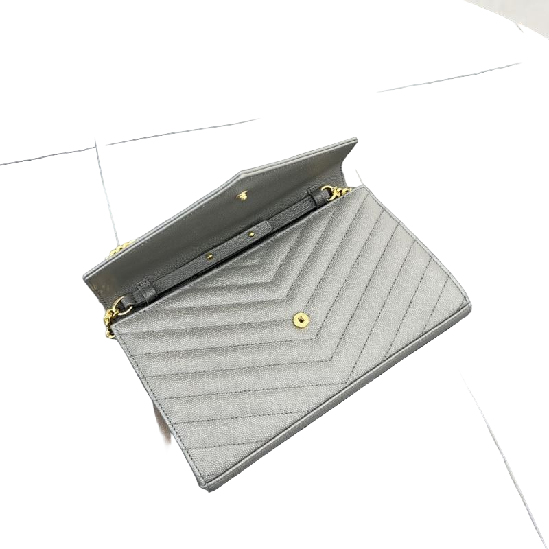 Saint Laurent Cassandre Chain Wallet – beliebte Designer-Geldbörse