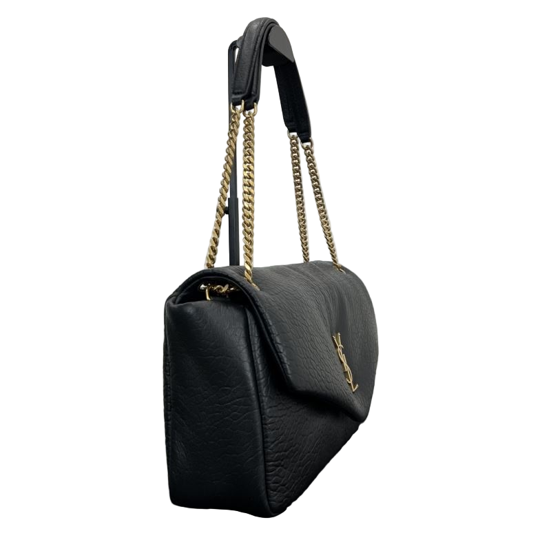 Saint Laurent Calypso Medium Umhängetasche Schwarz Preloved Designer Tasche 