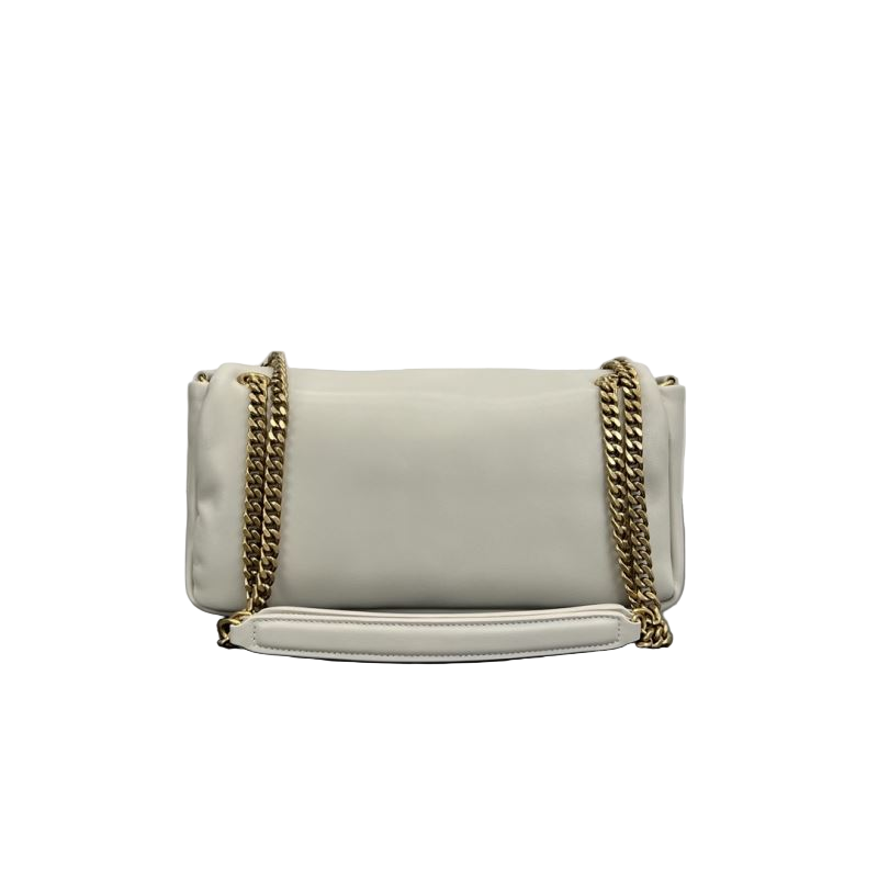 Saint Laurent Calypso Kleine Umhängetasche Weiße gebrauchte Designertasche