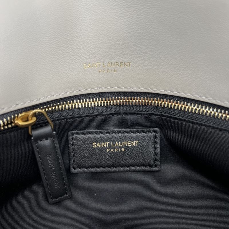 Saint Laurent Calypso Kleine Umhängetasche Weiße gebrauchte Designertasche
