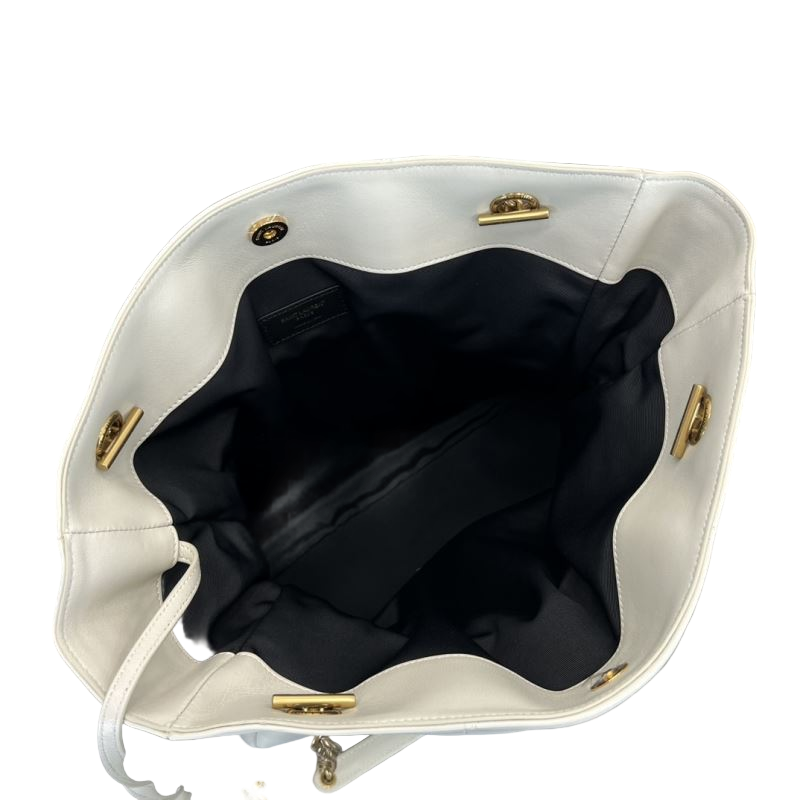 Saint Laurent Jamie Kleine Umhängetasche Weiß Preloved Designer Tasche 