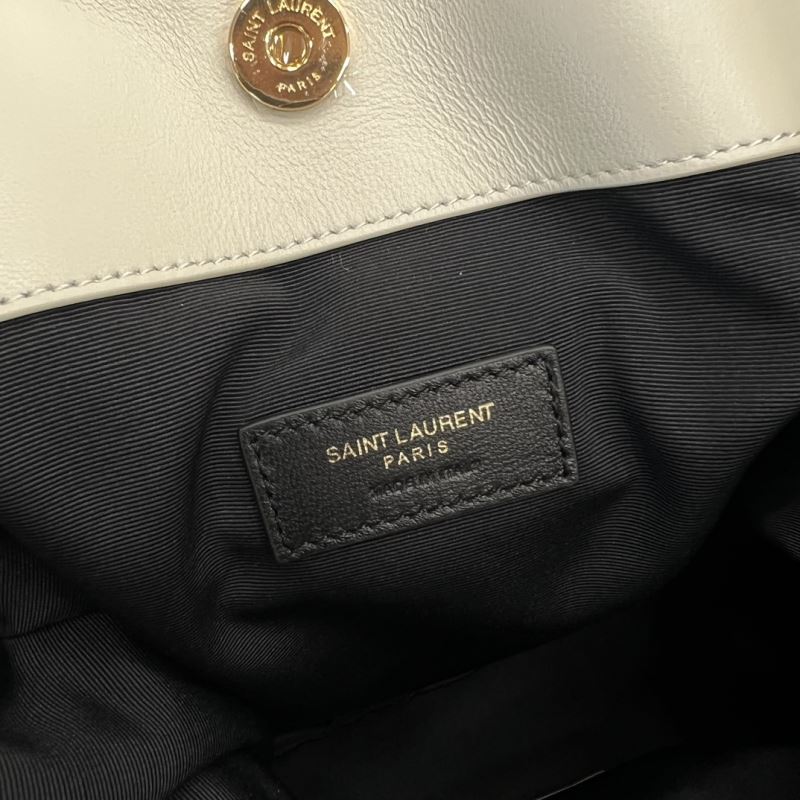 Saint Laurent Jamie Kleine Umhängetasche Weiß Preloved Designer Tasche 