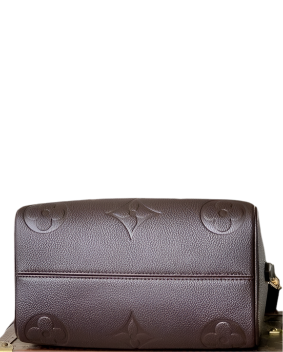 Louis Vuitton Speedy Bandoulière 20 Grenat – Monogram Empreinte Umhängetasche