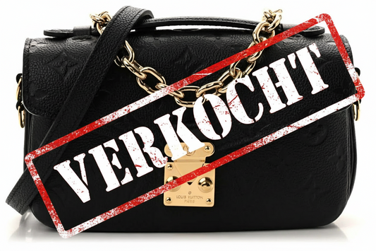 Louis Vuitton Pochette Métis East-West Schwarze Damen-Umhängetasche Monogram Empreinte • Gebraucht