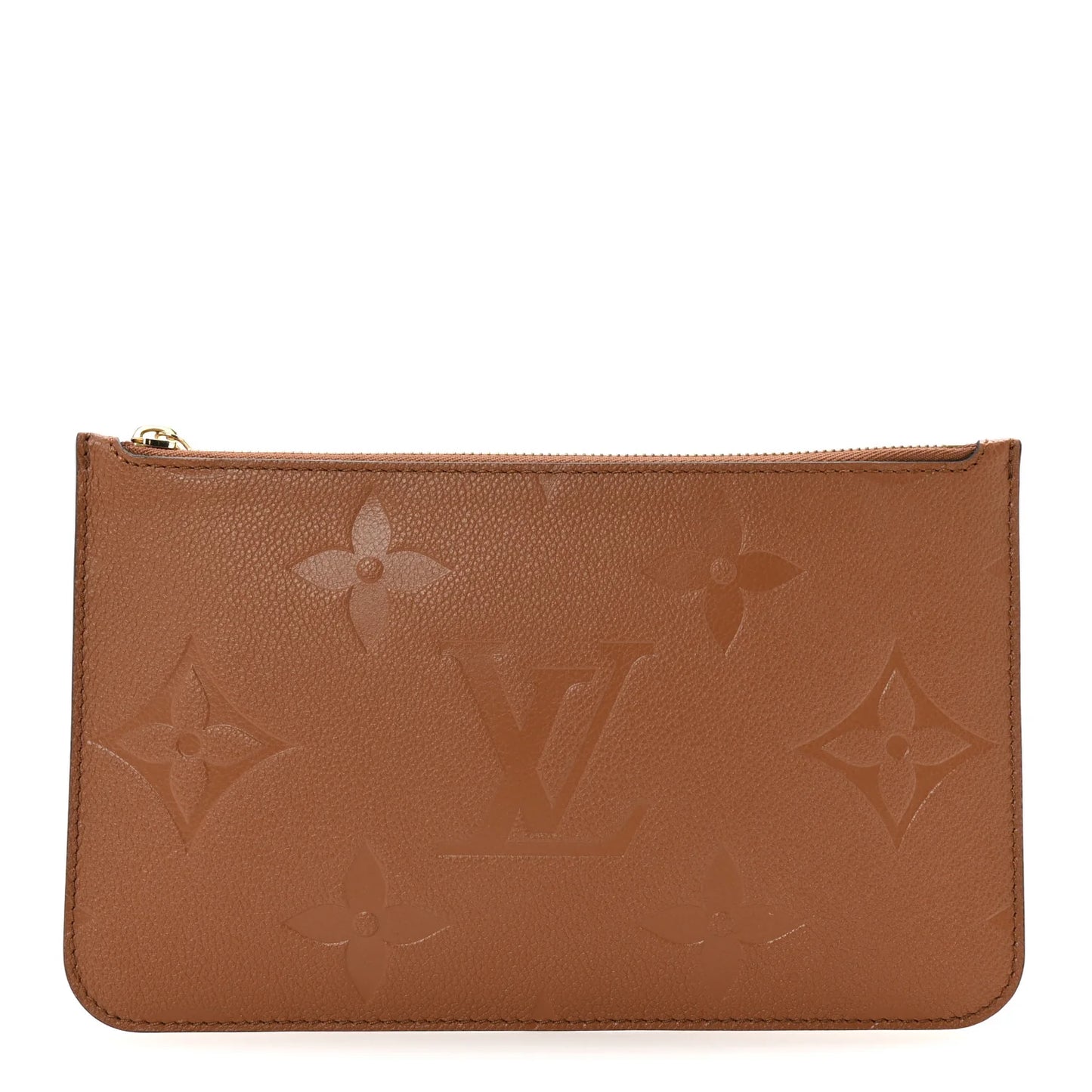 Louis Vuitton Empreinte Monogram Giant Neverfull MM Pochette Karamell