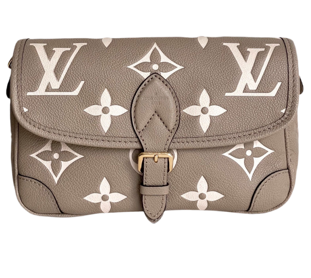 Louis Vuitton Diane Bag Tourterelle Crème Monogram Empreinte (M46583)