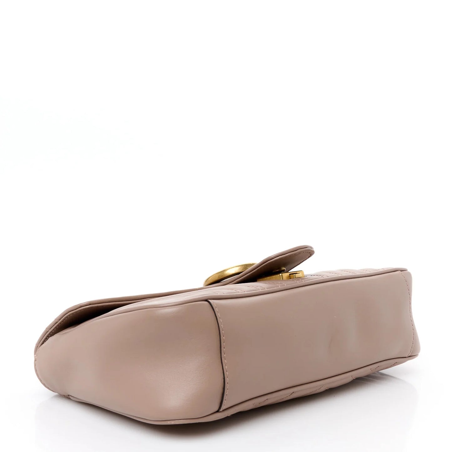 Gucci Marmont Tasche, klein, rosa – Damen-Schultertasche, Matelassé, Porzellanrosa/Puderrosa-Creme (Porzellanrose) • Gebraucht, 2023