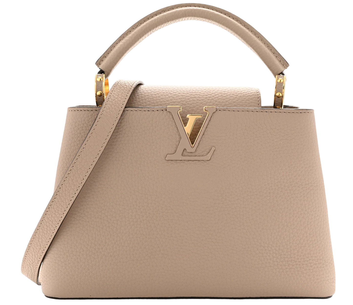 Louis Vuitton Capucines Taurillon BB Galet
