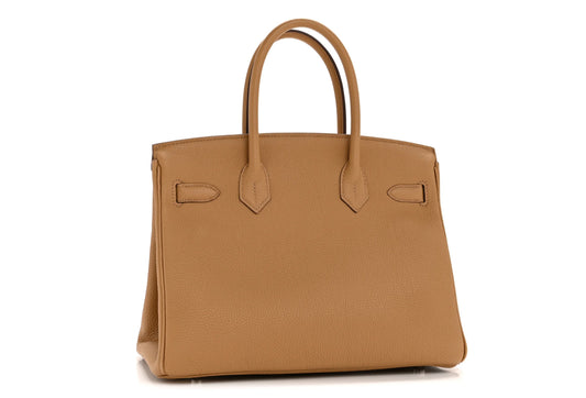 HERMES Togo Birkin 30 Biscuit