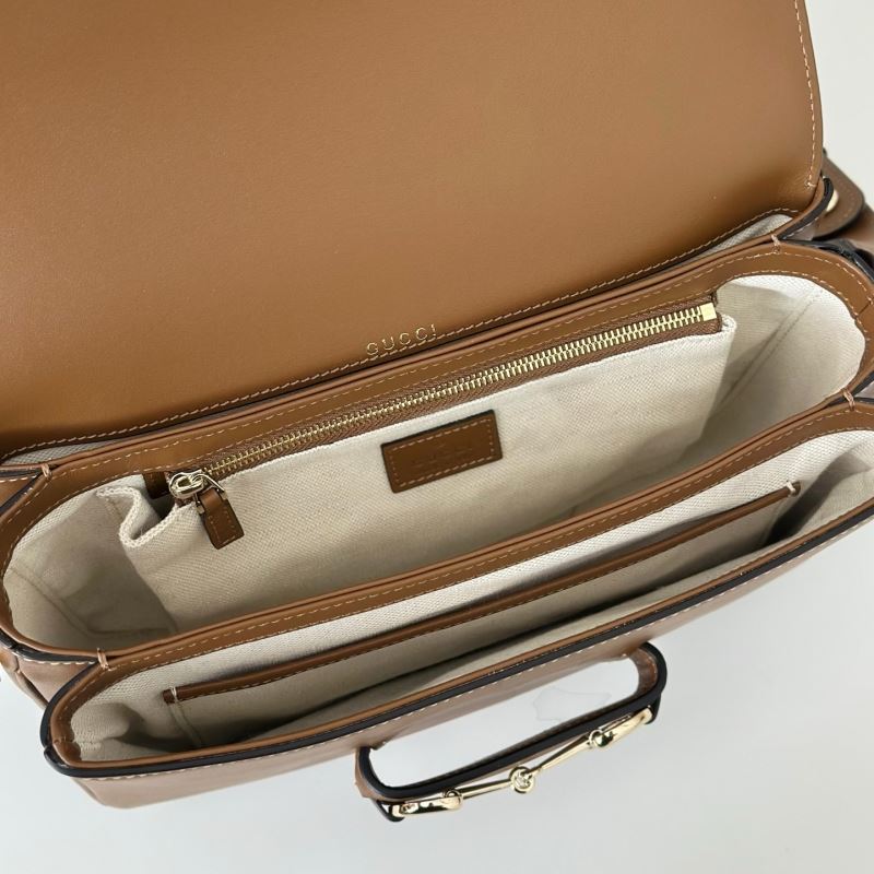 Gucci Horsebit 1955 Braune mittelgroße Damen-Schultertasche • Gebraucht