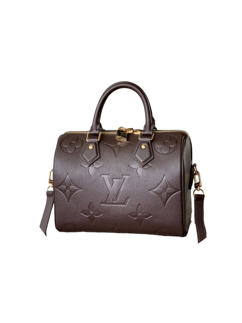 Louis Vuitton Speedy Bandoulière 20 Grenat – Monogram Empreinte Umhängetasche