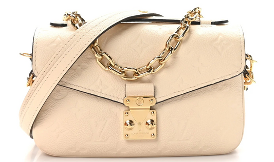 Louis Vuitton Pochette Métis East-West Creme/Beige Monogramm Empreinte (M23081) 