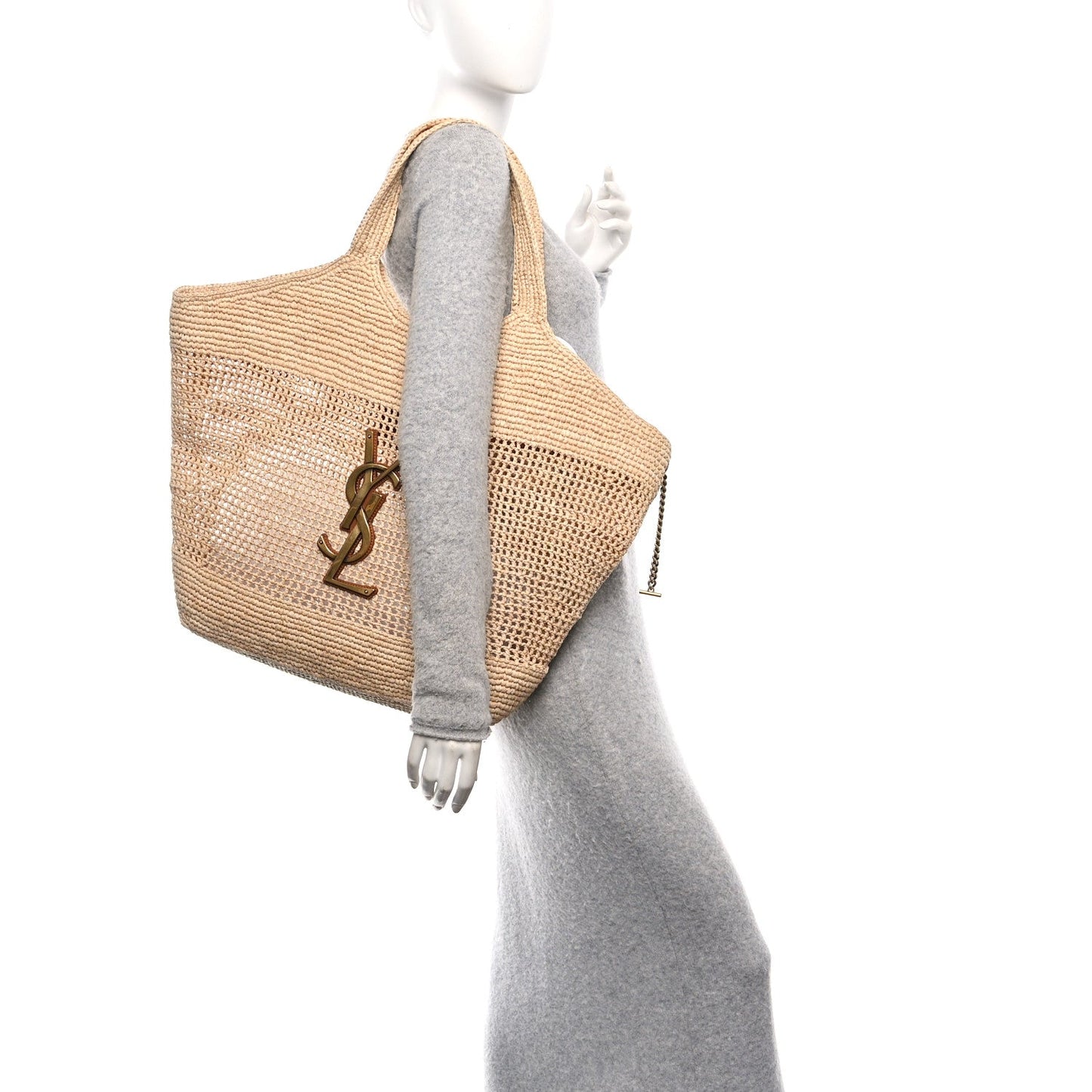 Saint Laurent Icare Tote aus Raffia – Sommerlicher Luxus &amp; Statement-Tasche im Oversize-Stil