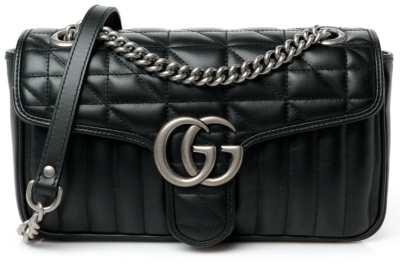 Gucci Marmont Aria Matelassé Kleine Damen-Schultertasche 2024 (gebraucht)