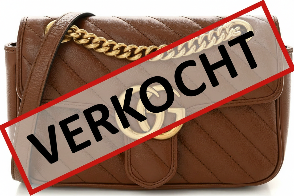 Gucci Marmont Diagonal Azalea Cuir Mini Damen Umhängetasche Matelassé • Gebraucht