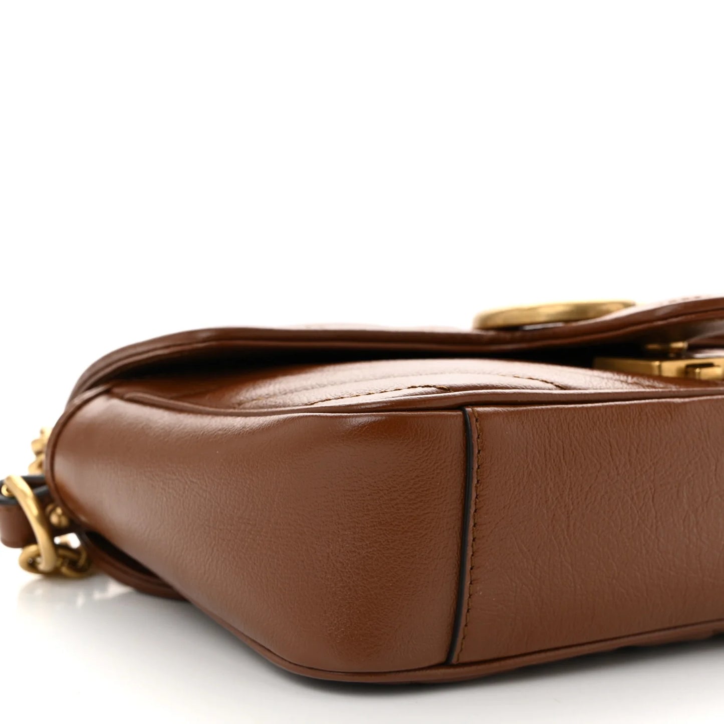 Gucci Marmont Diagonal Azalea Cuir Mini Damen Umhängetasche Matelassé • Gebraucht