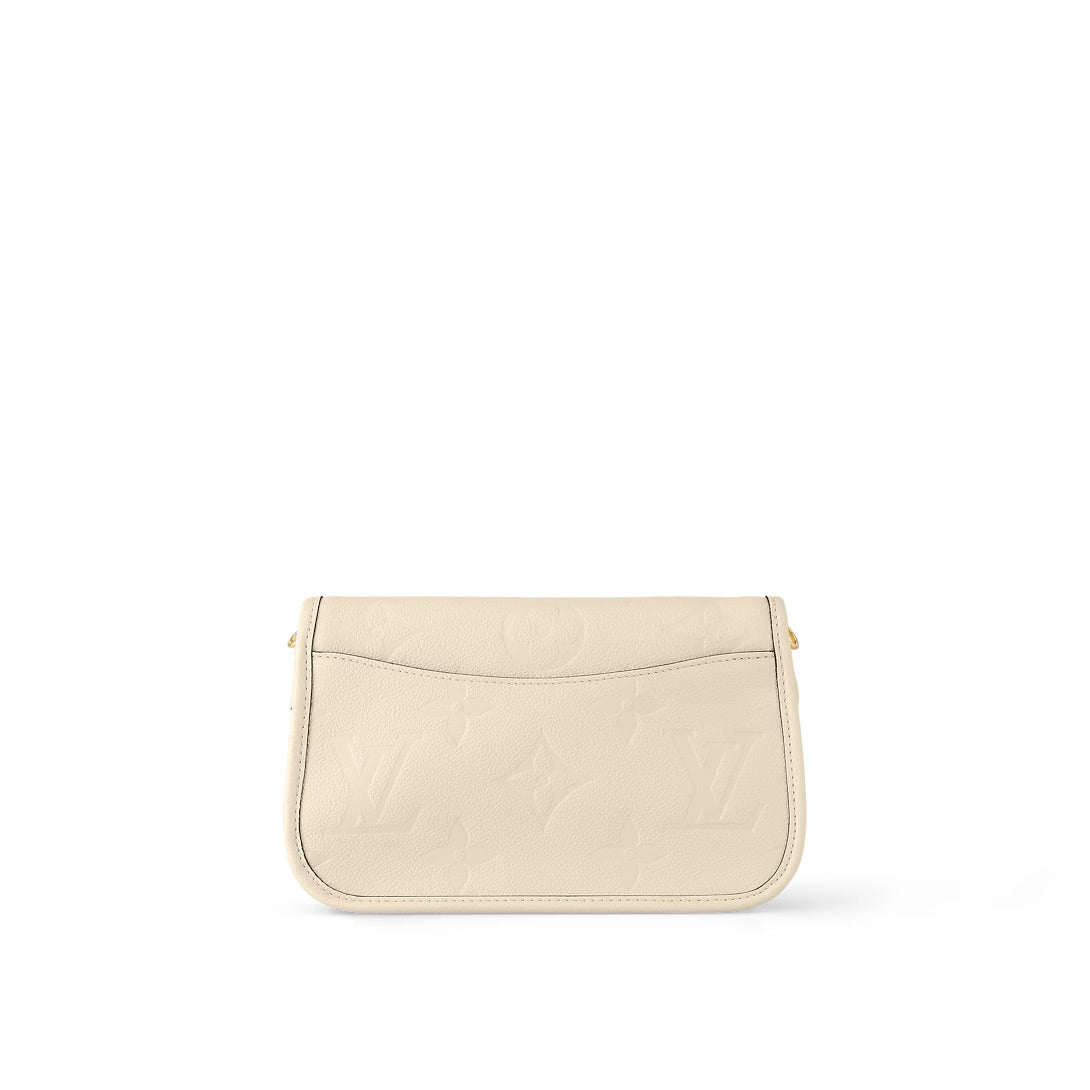 Louis Vuitton Diane Tasche Creme Beige Monogramm Empreinte Leder 