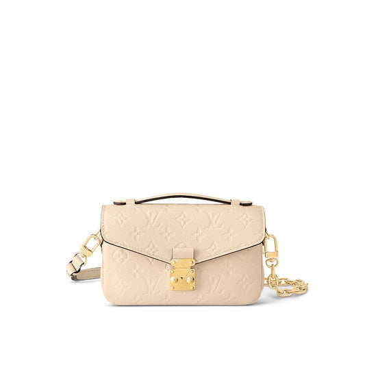 Louis Vuitton Pochette Métis East-West  Crème/Beige Monogram Empreinte (M23081)
