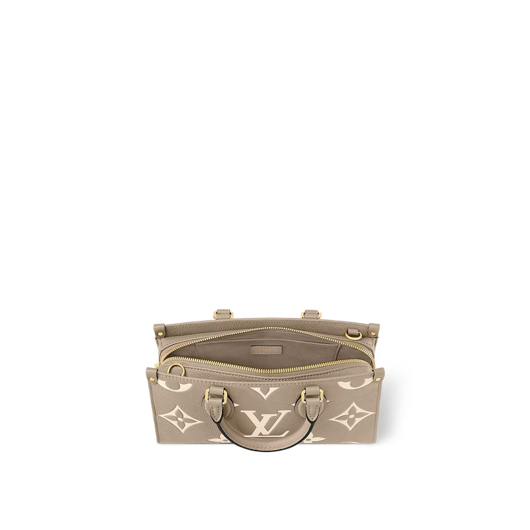 Louis Vuitton OnTheGo East West Cream Monogram Empreinte Leder (M23641)