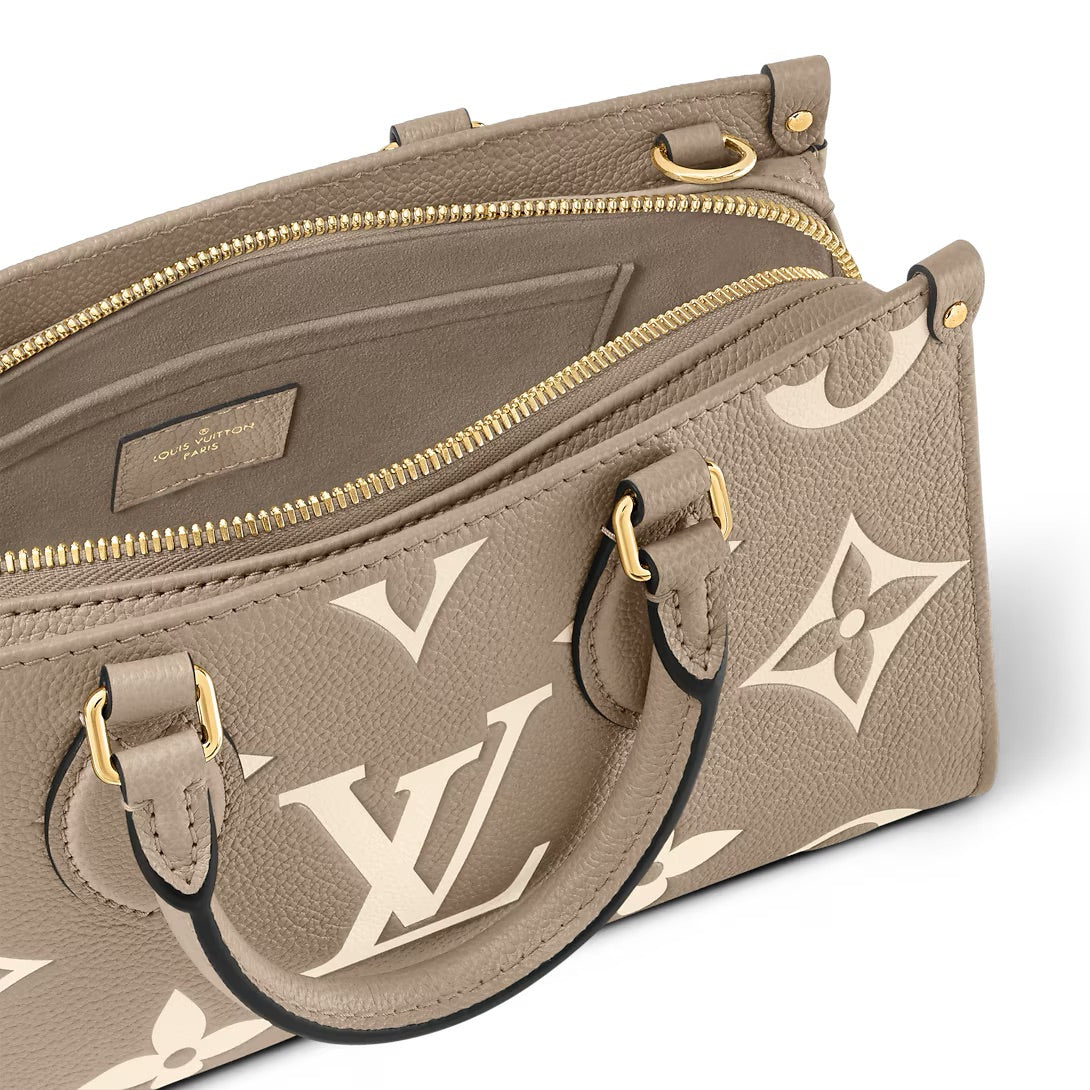 Louis Vuitton OnTheGo East West Cream Monogram Empreinte Leder (M23641)