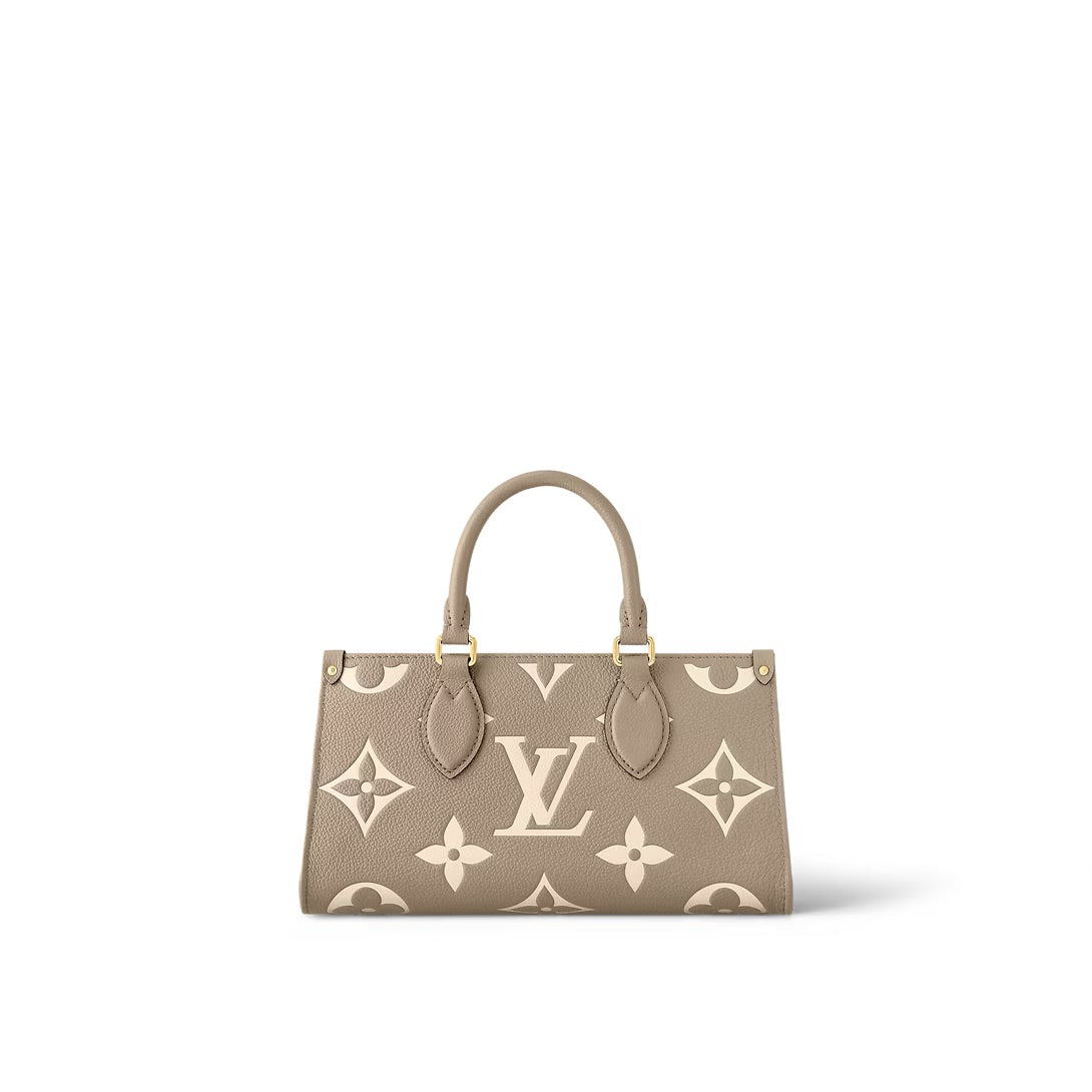 Louis Vuitton OnTheGo East West Cream Monogram Empreinte Leder (M23641)