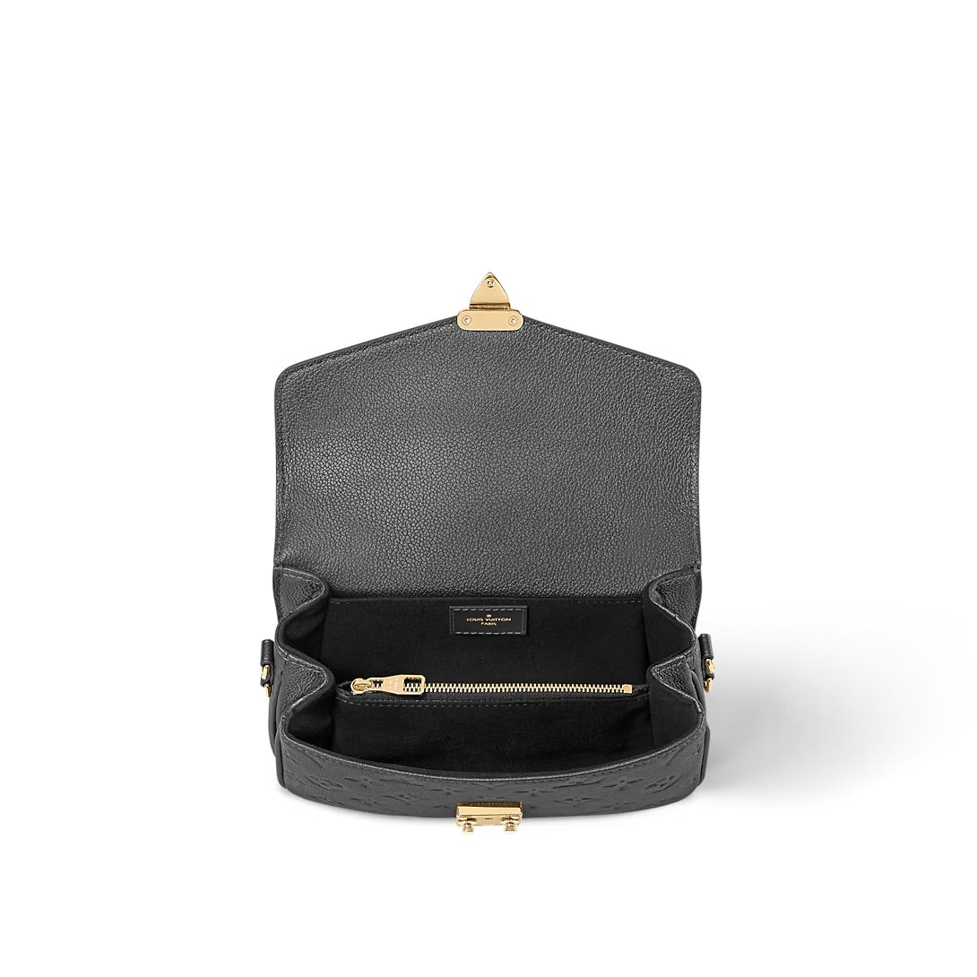 Louis Vuitton Pochette Métis Ost-West – Gun Metal genarbtes Rindsleder (M11998) 