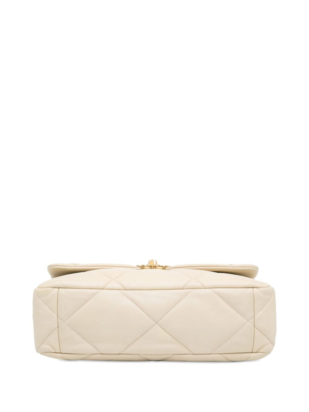 Chanel Small 19 Flap Bag Weißes Lammleder (2021)