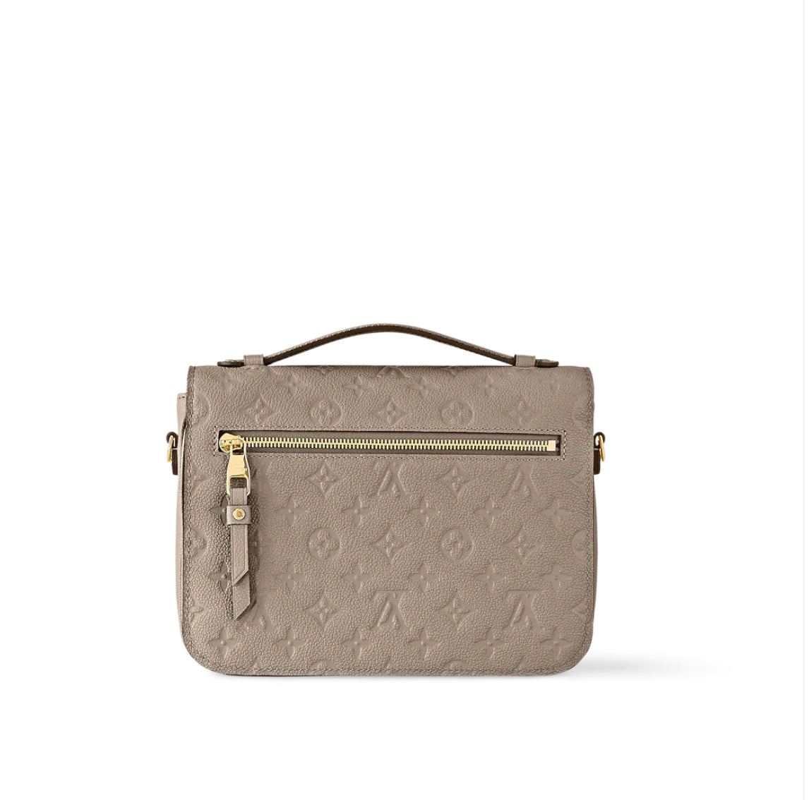 Louis Vuitton Pochette Métis Umhängetasche Monogram Empreinte Leder in Dune Beige